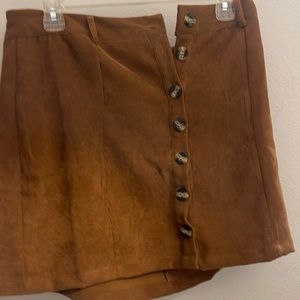 SHEIN polyester skirt with buttons